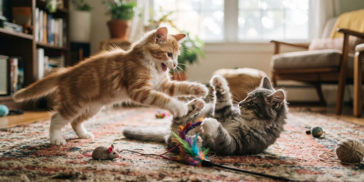 Gatos Brincando